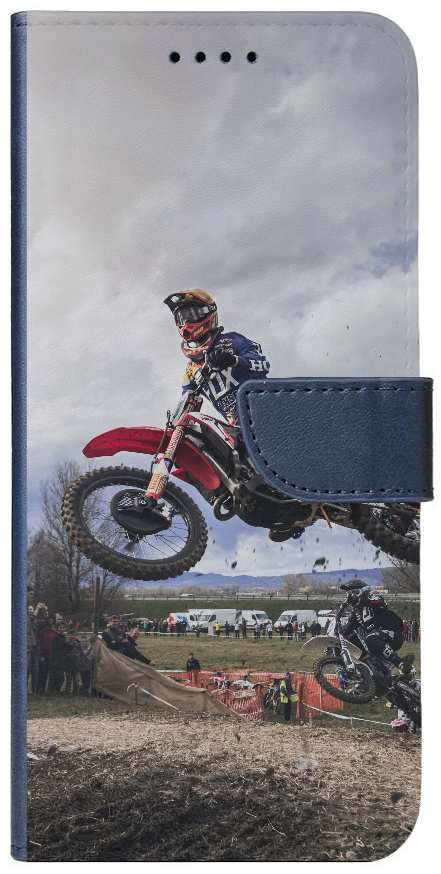 man riding red motocross dirt bike